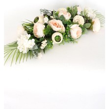 Yapay Çiçek Deposu Tropikal Çiçek Aranjmanı Gondol Model 4