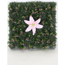 Yapay Çiçek Deposu Yapay Dikey Bitki Hazır Duvar Paneli 55 cm x 55 cm Model 10