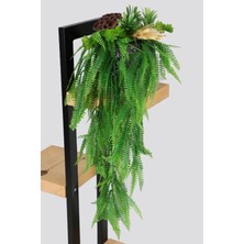 Yapay Çiçek Deposu Vintage Kabartmalı Saksıda Yapay Sarkan Sarkıt Tanzimi Model 6