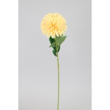 Yapay Çiçek Deposu Yapay Çiçek Lüx Top Kasımpatı Dalı 60 cm Somon