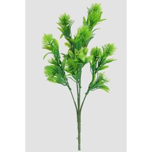 Yapay Çiçek Deposu Yapay 5 Dal Plastik Mini Agrimonia Demeti 30 cm Yeşil