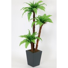 Yapay Çiçek Deposu Yapay 3 Gövdeli Eko Fujer Ağacı 130 cm