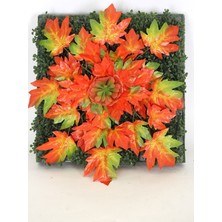 Yapay Çiçek Deposu Yapay Dikey Bitki Hazır Duvar Paneli 55 cm x 55 cm Model 11