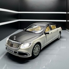 Che Zhi Mercedes-Benz S600 Maybach 1:24 Ölçek Diecast Döküm Model Araba Sesli Işıklı