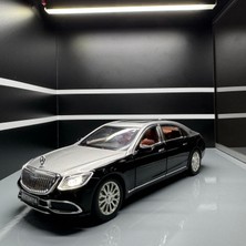 Che Zhi Mercedes-Benz S600 Maybach 1:24 Ölçek Diecast Döküm Model Araba Sesli Işıklı