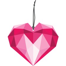 By Meyla Bymeyla Pembe Kalp Tasarımlı Dekoratif Oto Kokusu ve Oto Aksesuarı