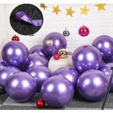Kalisan Mor Krom Balon (Aynalı Balon) 10 Adet