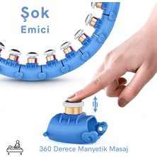 Quik Quickstoq Spmove Premium Kalite Akıllı Pilates Çemberi, 360° Masaj, Ayarlanabilir, Zayıflama Halkası, Dijital Sayaçlı ve LED Işıklı