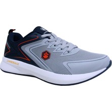 Lumberjack Lacivert Gri Beyaz Bağcıklı Running Sneakers Spor Ayakkabı