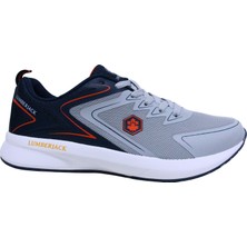 Lumberjack Lacivert Gri Beyaz Bağcıklı Running Sneakers Spor Ayakkabı