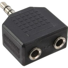 3.5 mm Stereo Erkek/3.5 mm 2 Dişi Çevirici Jack