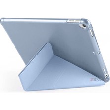 Sneezy Apple iPad Pro 10.5 / Air 10.5 Inç Uyumlu Üçgen Katlanabilir Kalemlikli Standlı Akıllı Kılıf