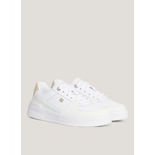 Tommy Hilfiger Beyaz Kadın Deri Sneaker Fw0Fw07684Ybs