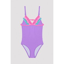 Penti Kız Çocuk Candy Lila Mayokini