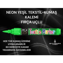 Seyfi Kırtasiye Tekstil Kumaş Kalemi Fırça Uçlu 1.5-3 mm Sabitlenen Kumaş Kalemi