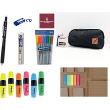 Seyfi Kırtasiye Kırtasiye Seti Pensan My Iq 07 10 Tane Silgi Kalemlik Fosforlu Kalem Tükenmez Kalem Set Kraft Defter