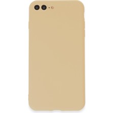 Newface Iphone 8 Plus Kılıf Premium Rubber Silikon - Gold 327107