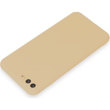 Newface Iphone 8 Plus Kılıf Premium Rubber Silikon - Gold 327107