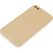 Newface Iphone 8 Plus Kılıf Premium Rubber Silikon - Gold 327107