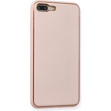 Newface Iphone 7 Plus Kılıf Coco Deri Silikon Kapak - Pembe 327107