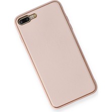 Newface Iphone 7 Plus Kılıf Coco Deri Silikon Kapak - Pembe 327107