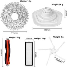 Faith Dreame Bot W10 W10PRO Ana Yan Fırça Mops Hepa Filtre Parçaları Için (Yurt Dışından)