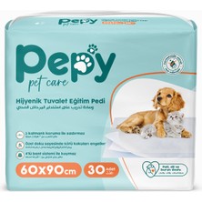 Pepy Pet Care Pepy 60X90 Hijyenik Tuvalet Eğitim Pedi 30'lu 1 Paket 30 adet