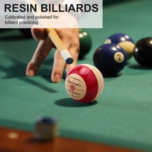 Praise6 Adet 57MM Dayanıklı Beyaz Kırmızı Reçine Bilardo Nokta Havuz Snooker Uygulama Eğitim Isteka Topları Spor Yeni Başlayanlar Için (Yurt Dışından)