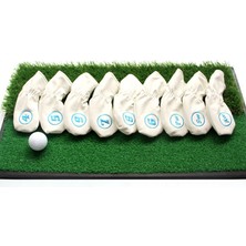 Praise6 Golf Demir Kapakları Golf Baş Kapakları Numara Etiketli Golf Demir Kapakları Golf Oynamayı Seven Insanlara Uygun En Iyi Hediye Beyaz (Yurt Dışından)