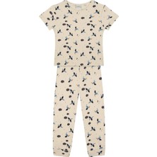 Antebies Ejderha Kısa Kollu  Pijama Takımı