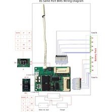 Praise6 Li-Ion Pil Bms 12V-52V 30A Aynı Bağlantı Noktası 18650 Pil Paketi Denge Koruma Kurulu Rv Büyük Kamyonlar Için MKBMS,8S-14S (Yurt Dışından)