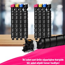 tonermax Kyocera TK-8525 Muadil Toner Set  2'li Avantaj Paket + 1 Siyah Hediye /taskalfa 4052CI/ 4053CI