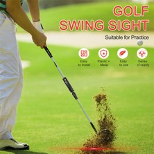 Rhythmic Golf Atıcı Sight Taşınabilir Golf Lazerler Eğitmen Golf Vuruş Vuruş Eğitim Amaç Hattı Yardımcıları Düzeltici Araçları Geliştirmek (Yurt Dışından)