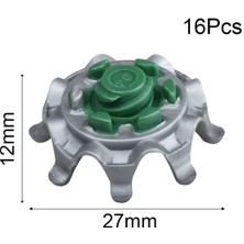 Rhythmic 16 Adet Golf Çivilerinin Değiştirilmesi, Golf Ayakkabısı Çiviler, Golf Ayakkabıları Için Golf Kramponları Kolay Değiştirilebilen Çiviler, Yumuşak Hızlı Büküm Çiviler (Yurt Dışından)