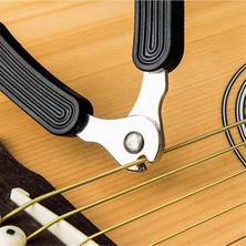 Rhythmic Gitar Teli Sarıcı Kesici ve Köprü Pimi Çektirme 3 In 1 Gitar Aracı Yeniden Bağlamayı Onarmak Için (Yurt Dışından)