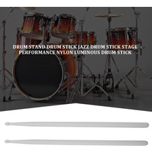 Rhythmic Çift 5A Aydınlık Davul Sopa Bateri Seti Floresan Bagetler Caz Drumsticks Sahne Karanlıkta Glow Davul Aksesuarları Yeşil (Yurt Dışından)