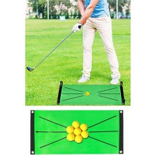 Rhythmic Golf Vuruş Mat Kapalı Salıncak Uygulayıcısı Salıncak Takip Mat Hit Izleme Yönü Algılama Mat Golf Eğitim Seti (Yurt Dışından)