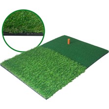 Rhythmic Golf Uygulama Mat Suni Çim Naylon Çim Kauçuk Tişört Arka Bahçe Açık Golf Vuruş Mat Dayanıklı Eğitim Pedi 40X60 cm (Yurt Dışından)