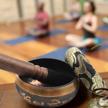 Rhythmic Tibet Şarkı Söyleyen Kase Seti ile Meditasyon Yoga Manevi Şifa Farkındalığı Için Yeni Çift Uçlu Stroker Yastık, Siyah (Yurt Dışından)