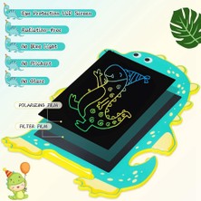 Rhythmic 8.5 Inç Çizim Tahtasında Yeşil Dinozor Oyuncak LCD Yazma Tableti Pad Çocuk Çizim Tableti Eğitici Oyuncak Erkek Kız Için (Yurt Dışından)