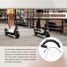 Rhythmic Arka Çamurluk Aksesuarları Çamurluk Destek Braketi Tamir Takımları Segway Ninebot Max G30/G30 Lp Elektrikli Scooter Parçaları (Yurt Dışından)