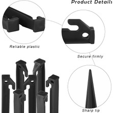 Rhythmic 24 Parça Plastik Şişme Kazık 8.8 Inç Yard Kazıklar Ankraj Kazıkları Bahçe Dekorasyonu (Yurt Dışından)