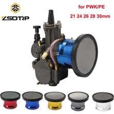 Pengfushop5 B-Altın Tarzı Zsdtrp Yeni Otorcycle Hava Filtresi Rüzgar Korna Fincan Alaşım Trompet Pwkmm Pemm Karbüratör Için Guaze ile (Yurt Dışından)