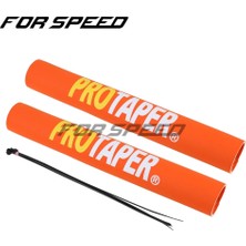 Pengfushop5 Turuncu Pro Stili Yeni Ön Çatal Koruyucu Amortisör Koruma Wrap Kapak Çatal Cilt Motosiklet Motokros Pit Dirt Bike Için YZF250 CRF250 CRF450 (Yurt Dışından)