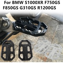 Pengfushop5 Siyah Stil Nordson Alüminyum Motosiklet Kütük Geniş Ayak Pegs Pedallar Dinlenme Footpegs Bmw G310GS F750GS F850GS R1200GS R Nine T Scrambler (Yurt Dışından)