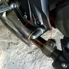 Pengfushop5 Altın Tarzı 6mm C Motosiklet Footrest Vites Kolu Ayak Peg Pedalı Suzuki Gsx V650 Gsr Gs Bandit (Yurt Dışından)