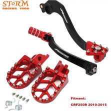 Pengfushop5 Vites Kolu 7109 Stili Honda Için CR250R CRF150R CRF250R CRF450R CRF450RX CRF450X Yeni Footpeg Footrest Fren Pedalları Vites Kolu (Yurt Dışından)