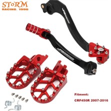 Pengfushop5 Vites Kolu 7109 Stili Honda Için CR250R CRF150R CRF250R CRF450R CRF450RX CRF450X Yeni Footpeg Footrest Fren Pedalları Vites Kolu (Yurt Dışından)