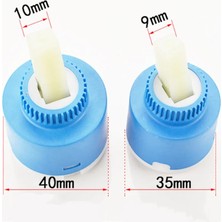 Mingjin Shop2 40MM Tarzı mm Seramik Diskli Kartuş Mikser Musluk Termostatik Kartuş Musluk Disk Vana Pp Plastik Seramik Mikser Kartuşları (Yurt Dışından)