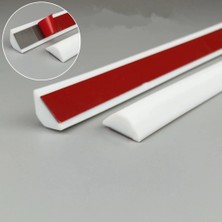 Mingjin Shop2 Siyah 100CM Tarzı Banyo Su Durdurucu Su Tutma Bükülebilir Şerit Kuru ve Islak Ayırma Silikon Conta Şerit Engelleyici Duş Barajı Taşkın Bariyeri (Yurt Dışından)